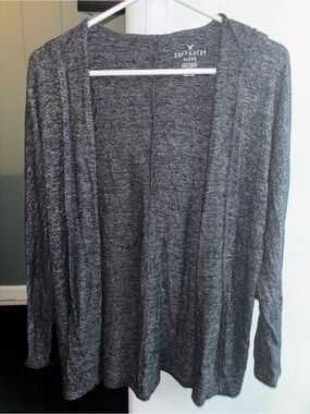 Plush AMERICAN EAGLE Gray cardigan